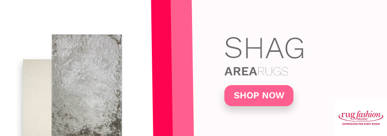 Shag Area Rugs Web Banner - Rug Fashion Store