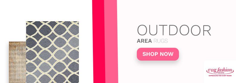 Outdoor Area Rugs Web Banner - Rug Fashion Store